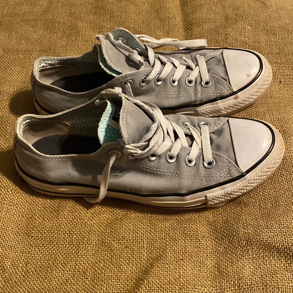 Converse gray womens size 9